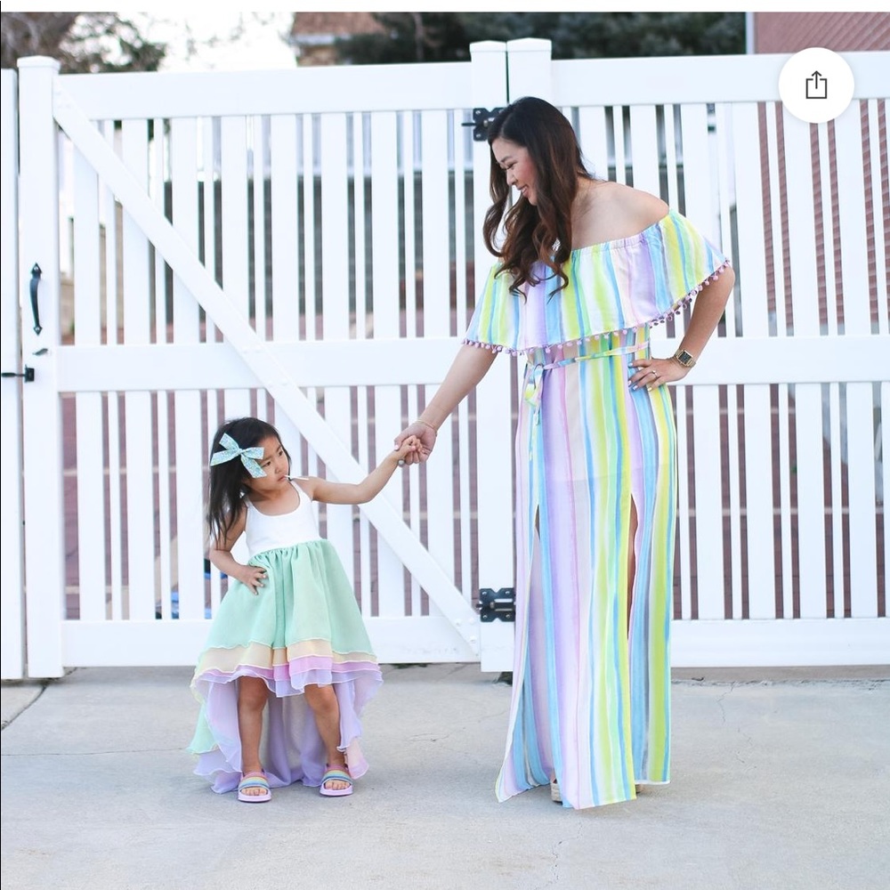 Rainbow Maxi Dress